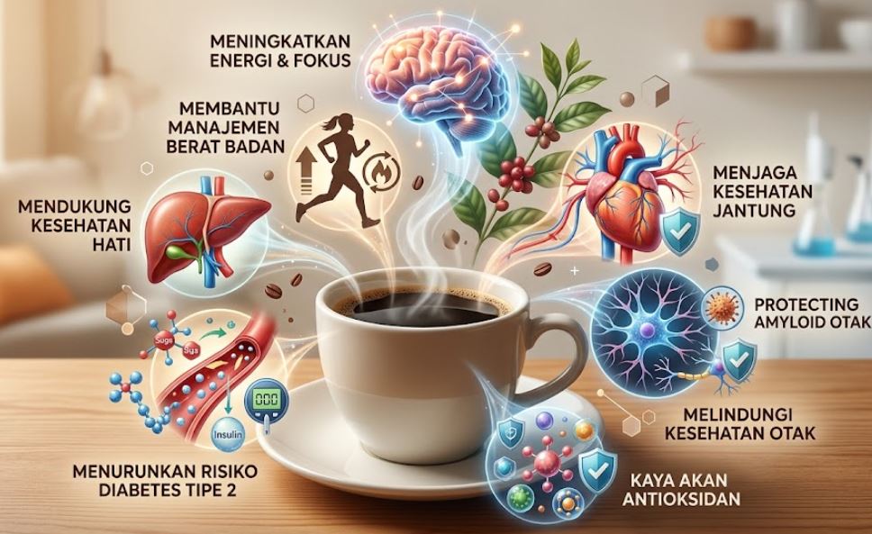 Manfaat Kopi untuk Kesehatan dan Fokus